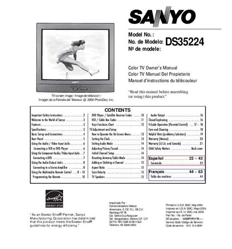 sanyo ds35224 user guide PDF