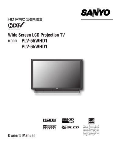 sanyo hd 1000 manual Epub