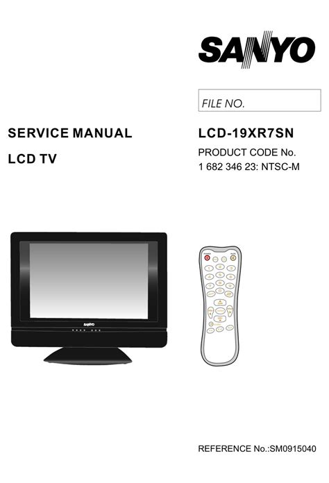 sanyo lcd tv user manual Reader