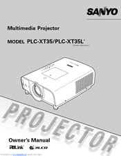 sanyo plc xt35l projectors owners manual Reader