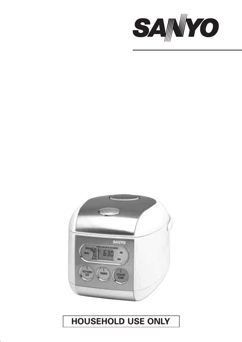 sanyo rice cooker manual ec 5 Kindle Editon