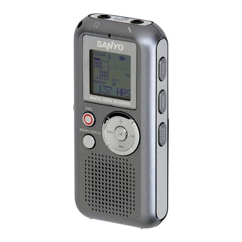 sanyo voice recorder manual PDF