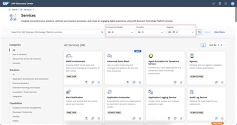 Sap Btp Service Catalog