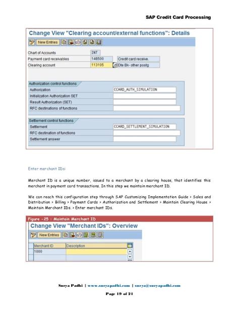 sap credit card authorization block Kindle Editon