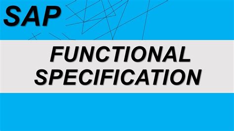 sap functional design document Reader