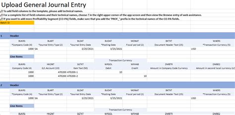 sap journal entry upload Reader