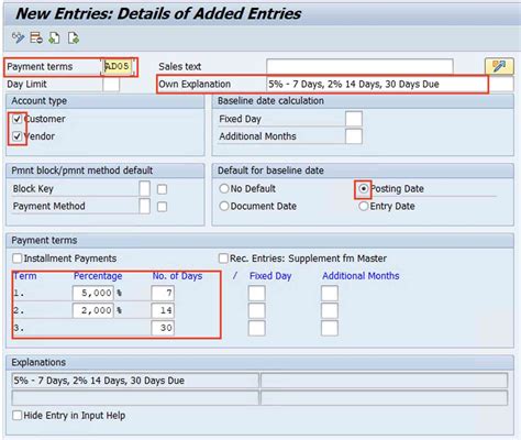 sap payment terms for credit notes Kindle Editon