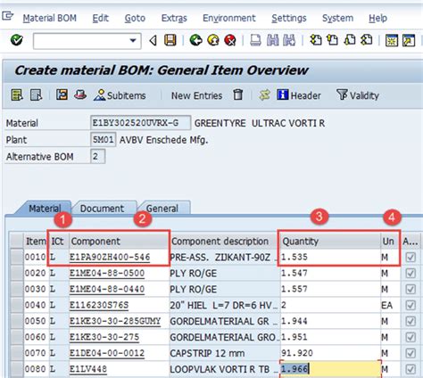 sap sales bom transaction code pdf Reader