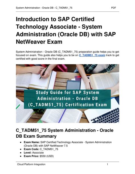 sap tadm51 oracle assosiate pdf PDF