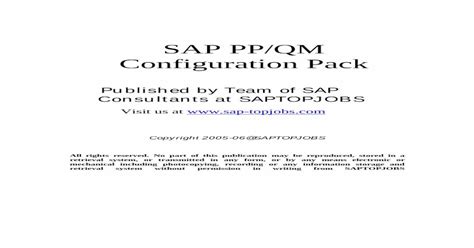 sap topjobs pp config user manual PDF