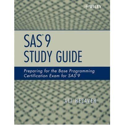sas 9 study guide preparing PDF