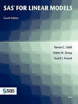 sas for linear models fourth edition Reader