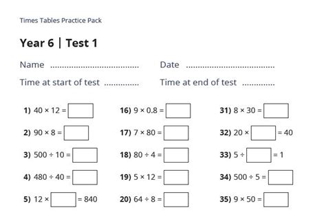 sat test papers year 6 PDF