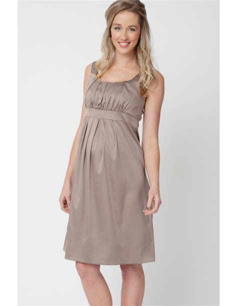 satin maternity dress