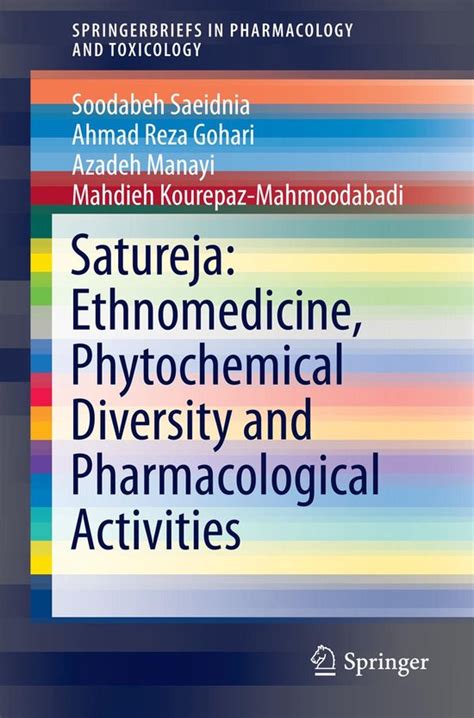 satureja ethnomedicine phytochemical pharmacological springerbriefs Epub