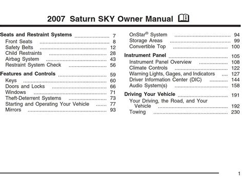 saturn sky service manual carmax Doc