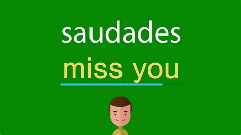 saudade em ingles