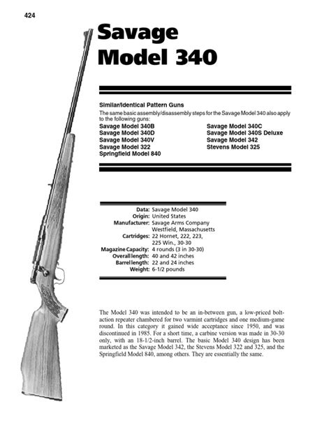 savage model 340 owners manual pdf Epub