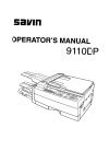 savin 9110dp multifunction printers accessory owners manual Reader