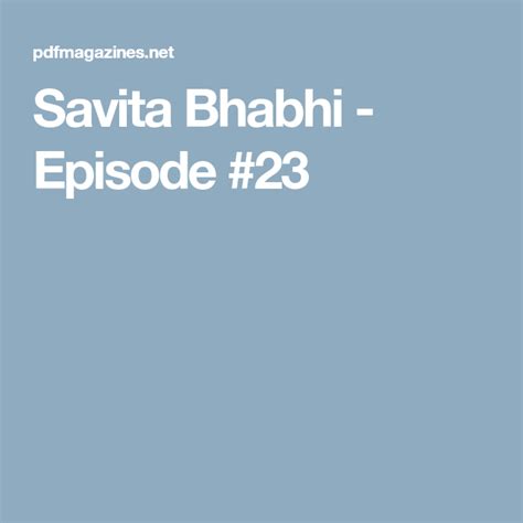 savita bhabhi episode 23 free pdf Epub