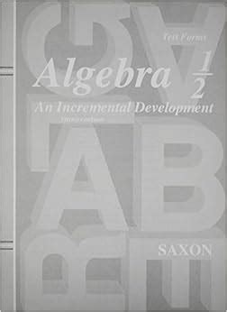 saxon algebra 1 or 2 an incremental development test forms PDF