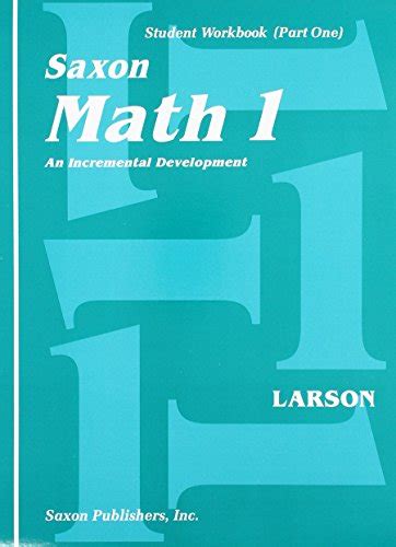 saxon math 1 an incremental development part 1 and 2 PDF