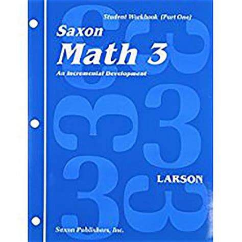 saxon math 3 student Epub