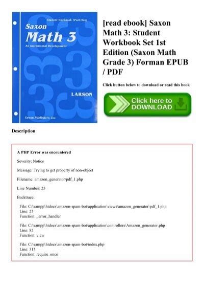 saxon math 3 student Ebook PDF