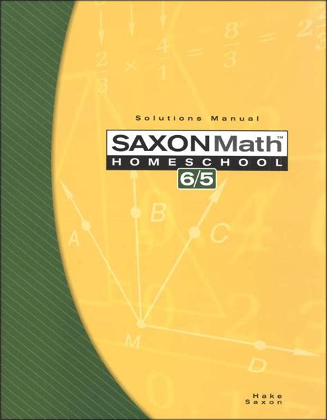 saxon math 6 or 5 homeschool solutions manual 3rd edition Reader