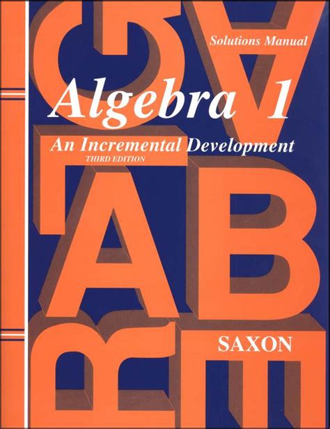 saxon math answer key algebra1 Ebook Doc