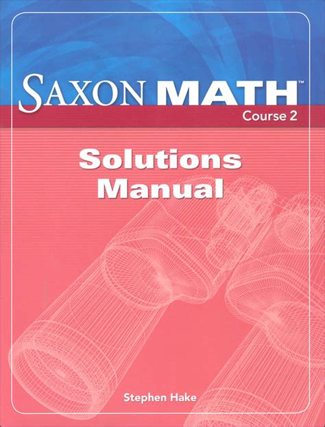 saxon math course 2 solution manual pdf Doc