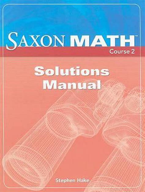 saxon math course 2 solutions manual Doc