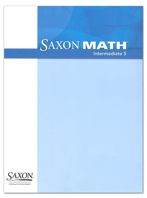 saxon math intermediate 5 solution manual Epub