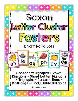 saxon phonics letter cluster posters PDF Epub