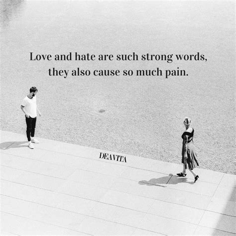 sayings about love and hate