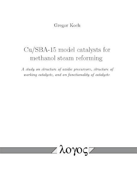 sba 15 model catalysts methanol reforming Doc