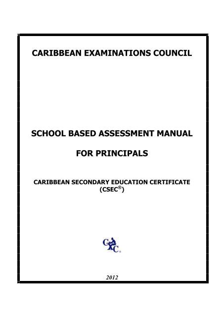 sba manuals caribbean examinations council Doc