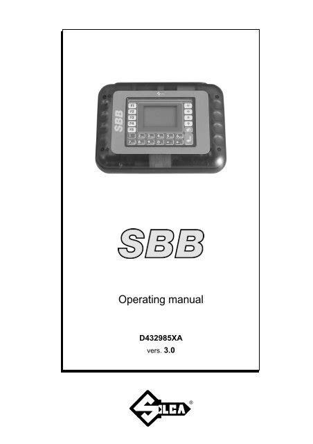 sbb programmer manual pdf Reader