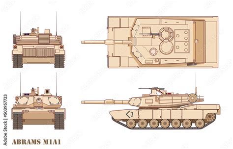 scale drawings of abrams tank Kindle Editon