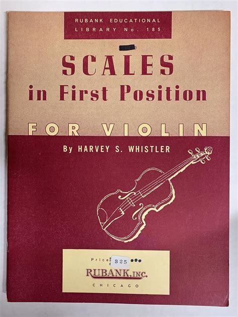scales in first position for violin rubank educational library Doc