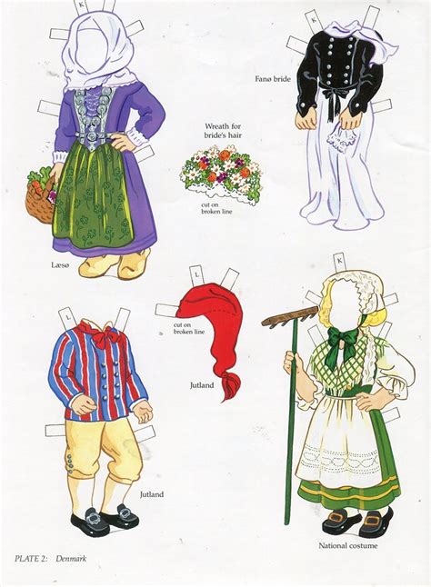 scandinavian girl and boy paper dolls dover paper dolls Doc