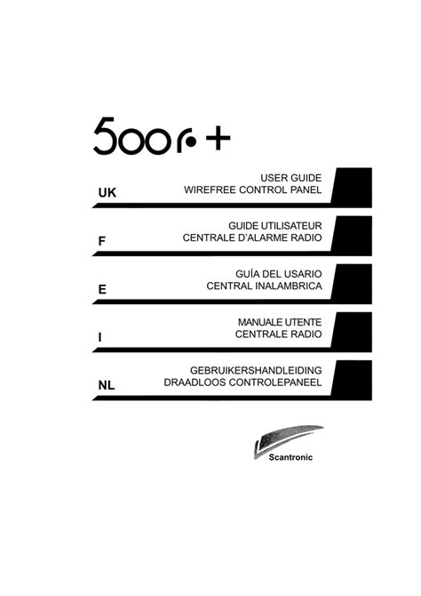 scantronic 500r user manual Reader