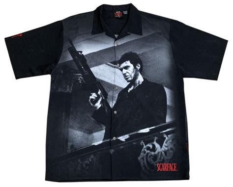 scarface shirt button down