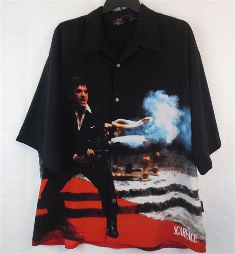 scarface shirt button-down