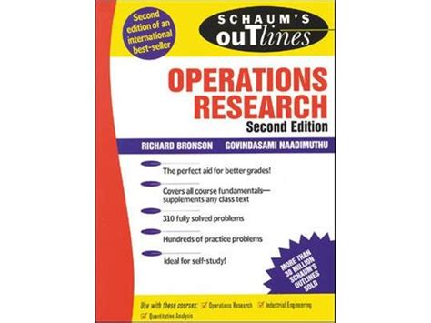 schaum s outline of operations research Doc