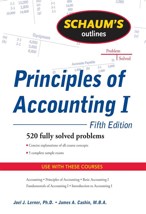 schaum s outline of principles of accounting i fifth edition Ebook Doc