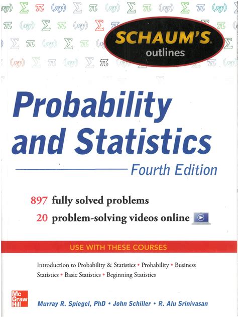schaum s outline of probability and statistics 4th edition Ebook Kindle Editon
