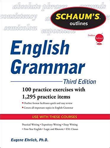 schaums outline of english grammar third edition schaums outlines Reader