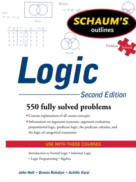 schaums outline of logic second edition schaums outlines Epub