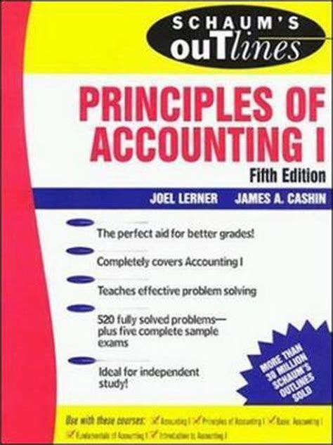 schaums outline of principles of accounting i schaums Epub